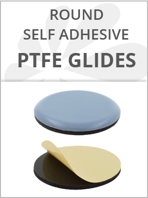 ROUND PTFE COATED SELF ADHESIVE GLIDES